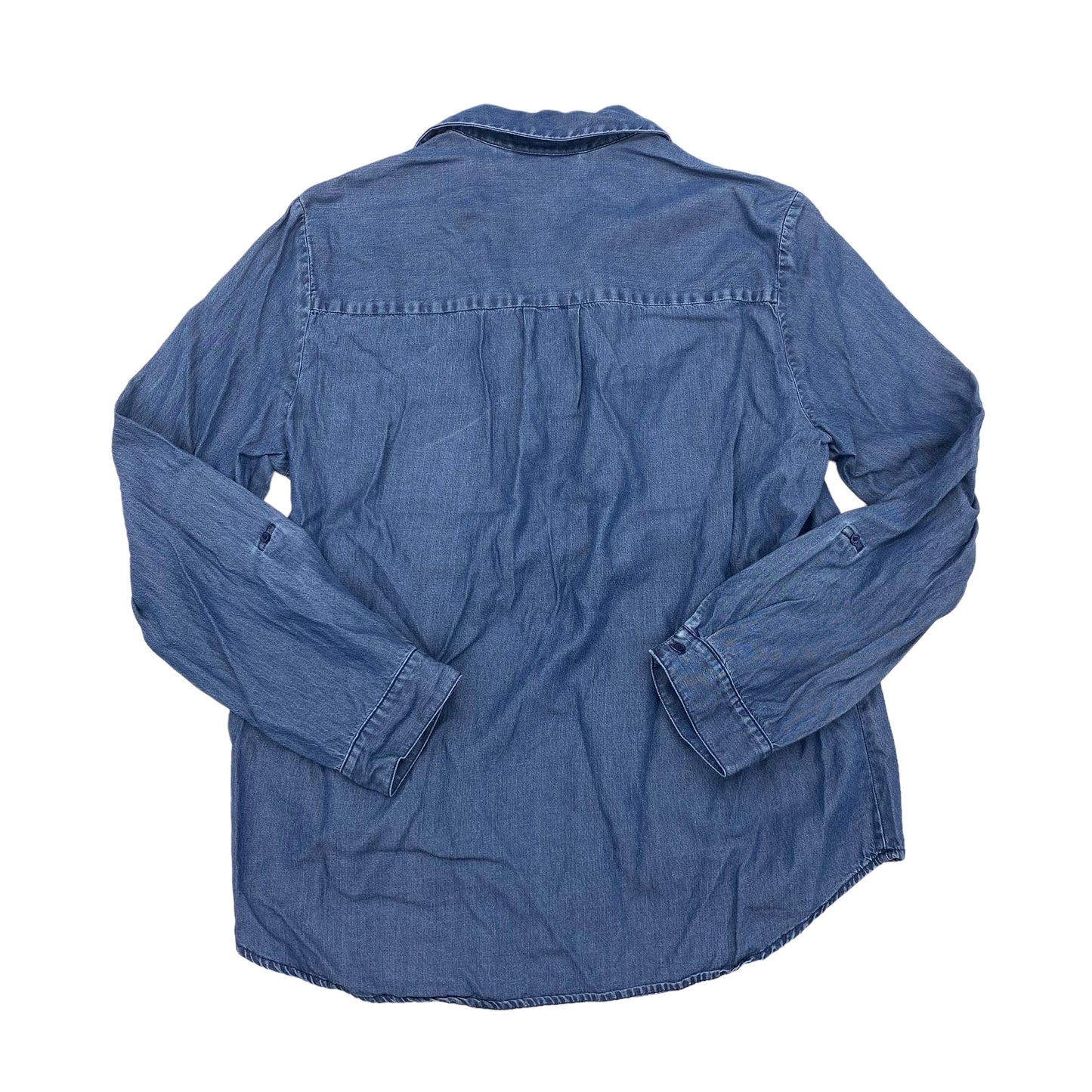 BLUE TOP LS by CLOTHES MENTOR Size:L