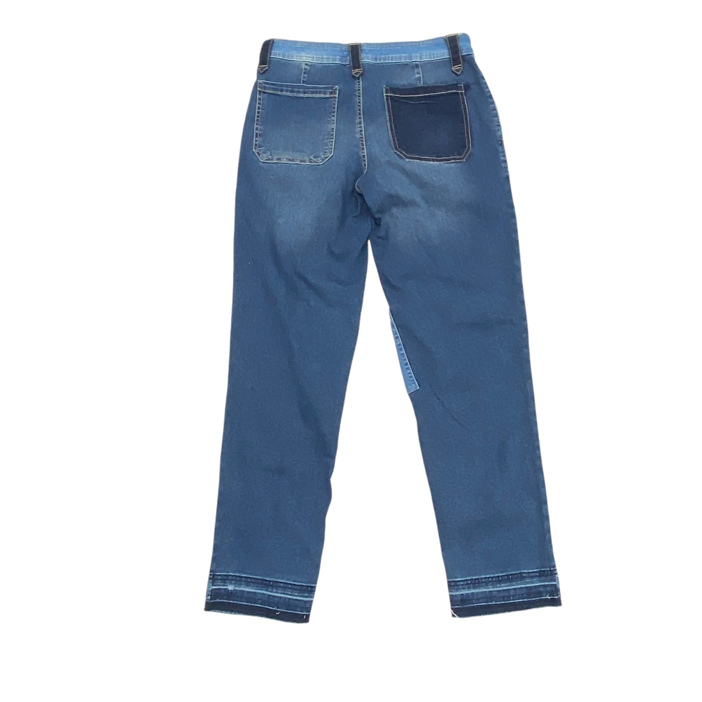 Jeans Straight By Time And Tru In Blue Denim, Size:10