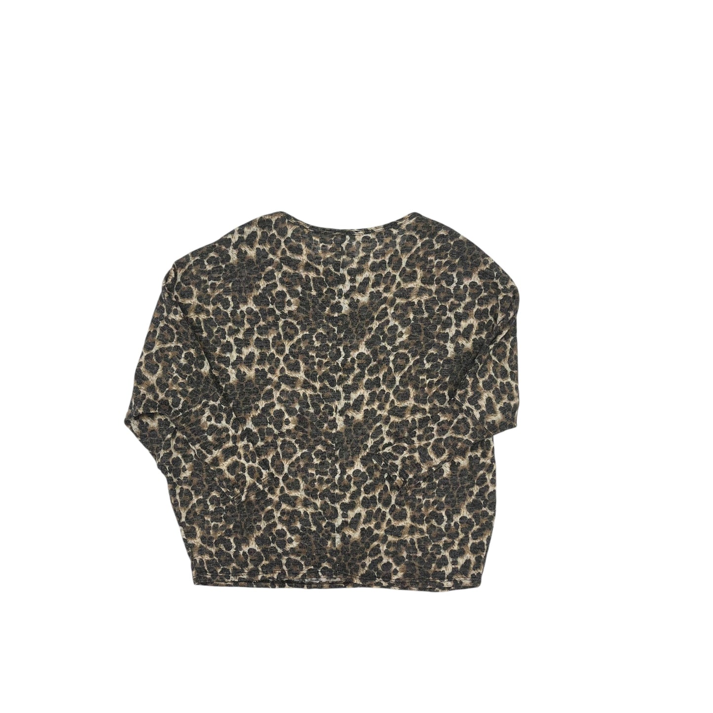 Top Ls By Andree By Unit In Animal Print, Size:S