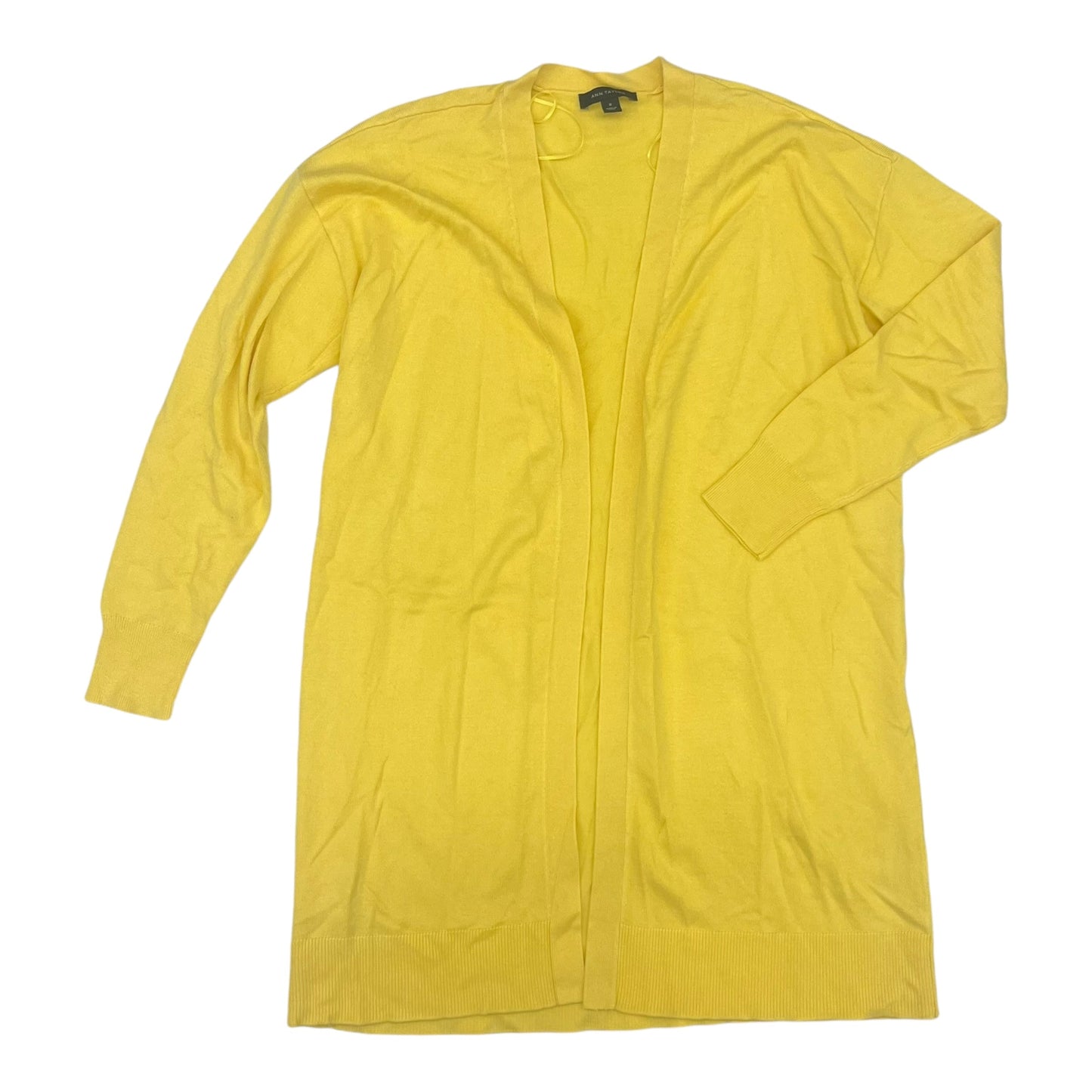 Cardigan By Ann Taylor In Yellow, Size:M