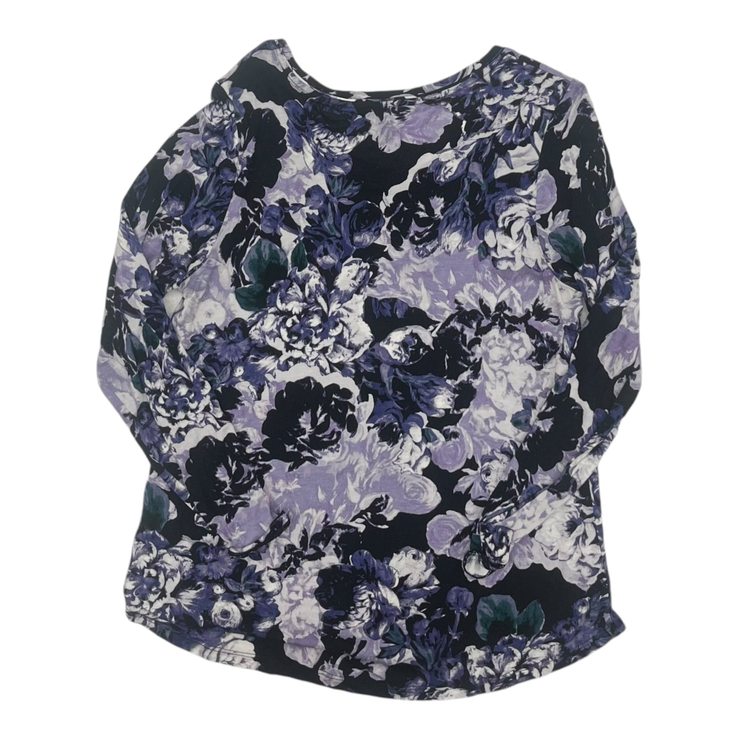 Top Ls By Simply Vera In Purple, Size:L