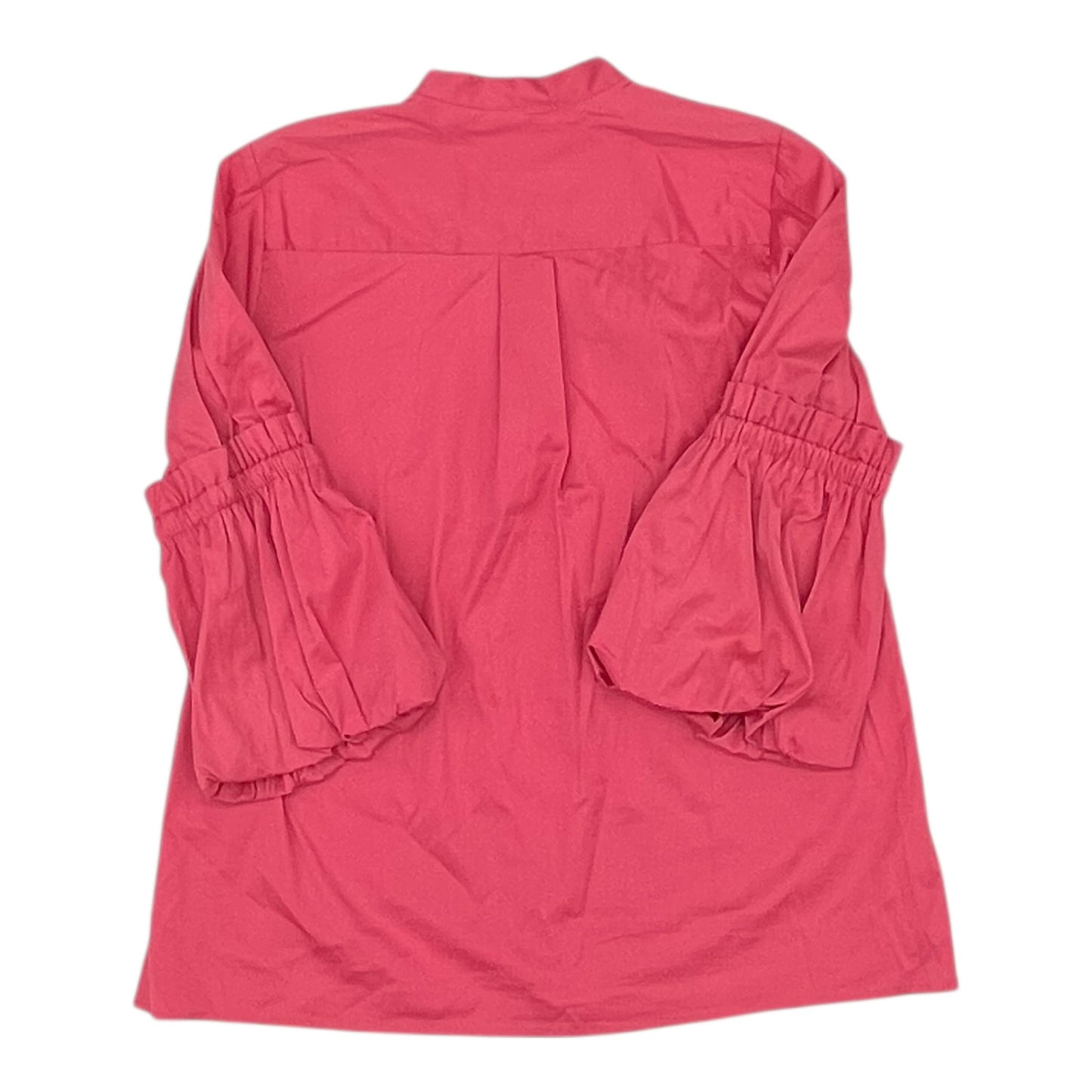 Top 3/4 Sleeve By Chicos In Pink, Size:S