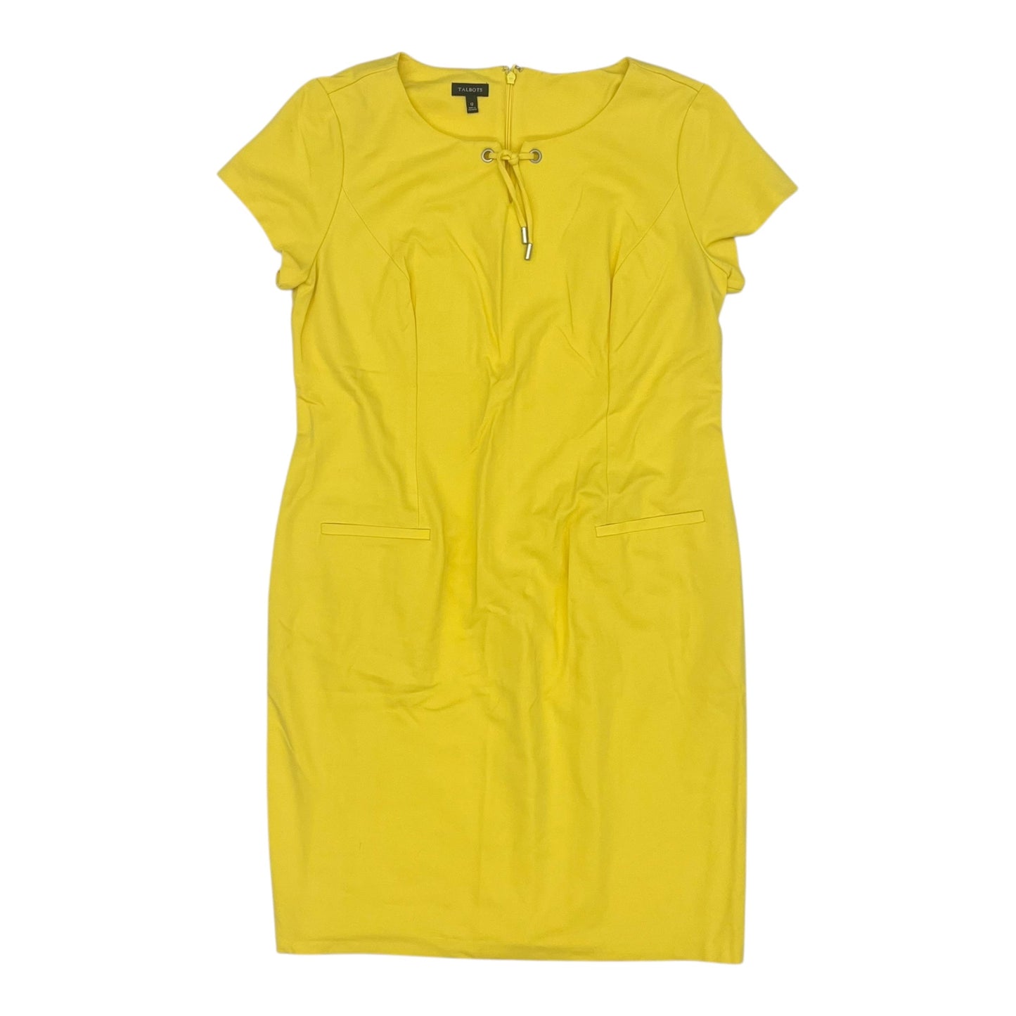 Dress Casual Short By Talbots In Yellow, Size:12