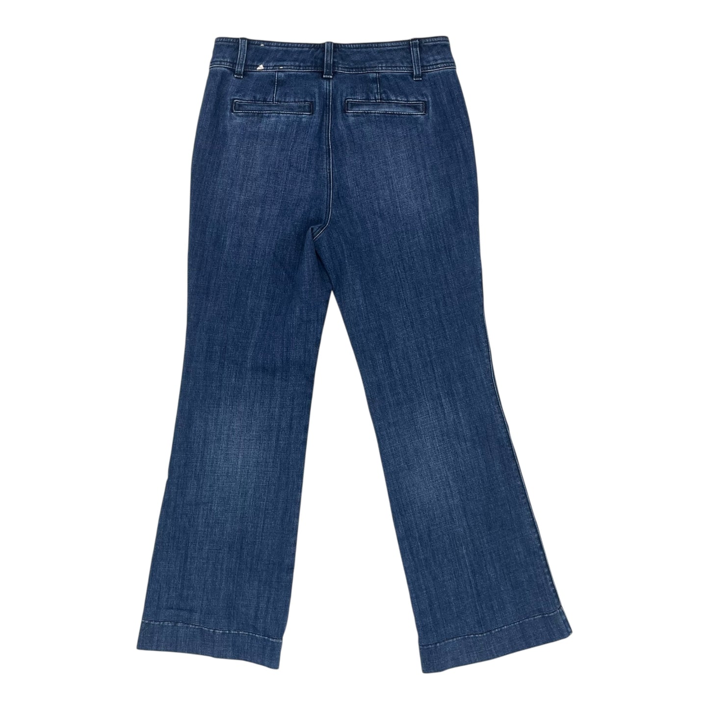 Jeans Flared By Talbots In Blue Denim, Size:6