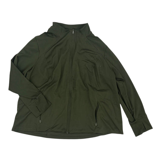 Athletic Jacket By All In Motion In Green, Size:4X