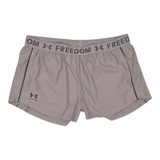 Athletic Shorts By Under Armour In Grey, Size:Xl