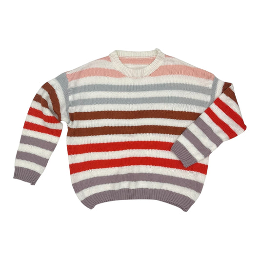 Sweater By Clothes Mentor In Striped Pattern, Size:Xl