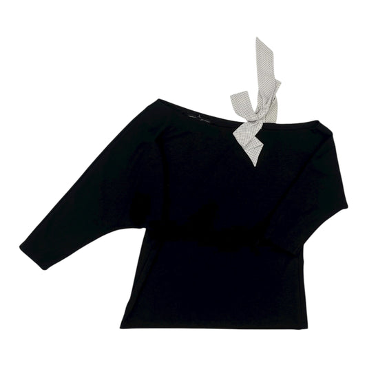 Top 3/4 Sleeve By White House Black Market In Black, Size:M