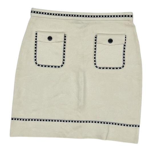 Skirt Mini & Short By Calligraphie In Cream, Size:M
