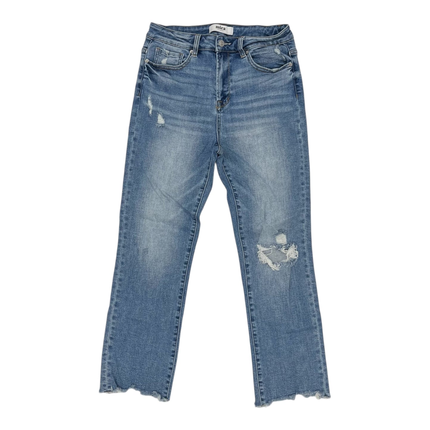 Jeans Straight By Micas In Blue Denim, Size:8