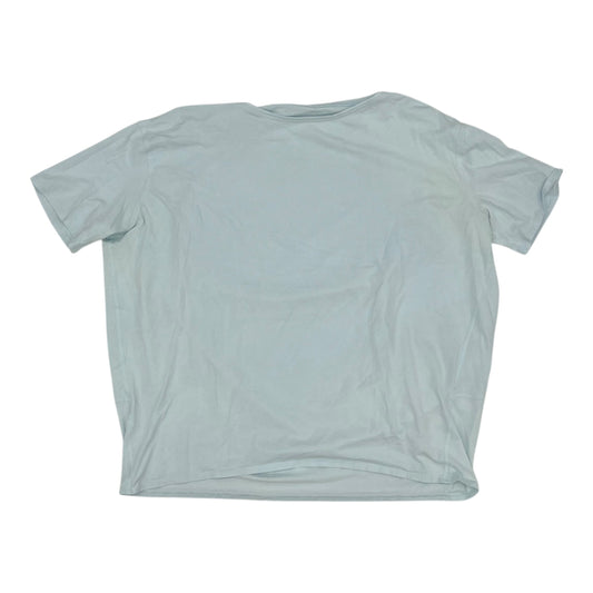 Athletic Top Ss By Lululemon In Blue, Size:Xl