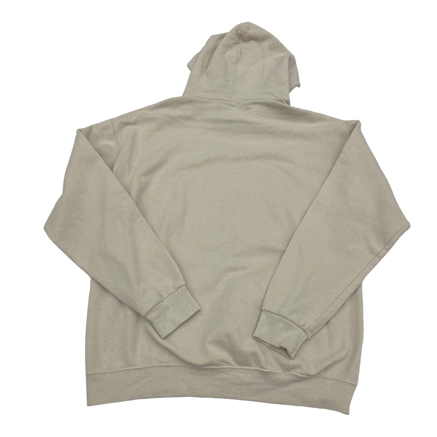 TAN SWEATSHIRT HOODIE by CLOTHES MENTOR Size:L