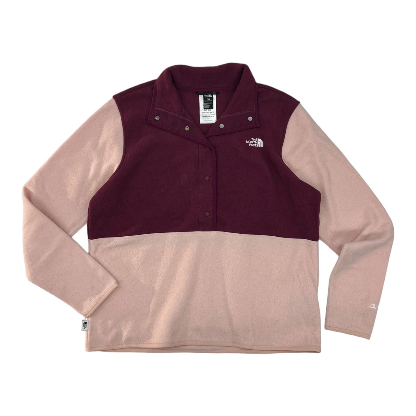 PINK & PURPLE ATHLETIC FLEECE by THE NORTH FACE Size:L