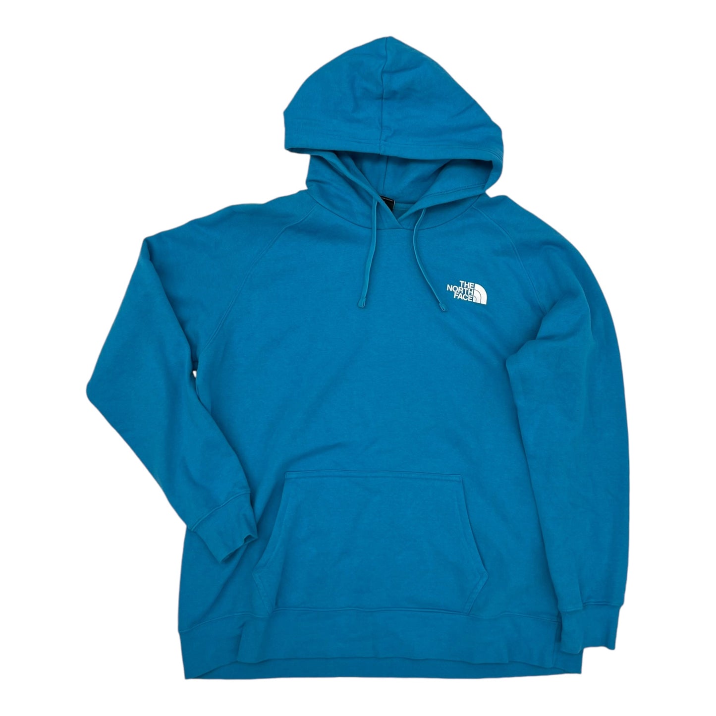 Athletic Sweatshirt Hoodie By The North Face In Blue, Size:2X