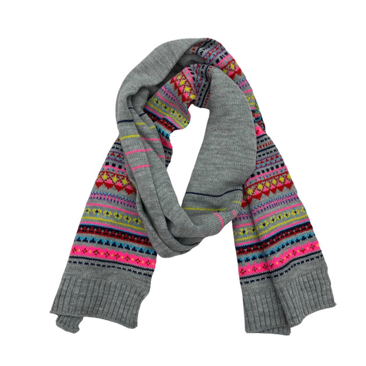 Scarf Winter By Clothes Mentor In Grey