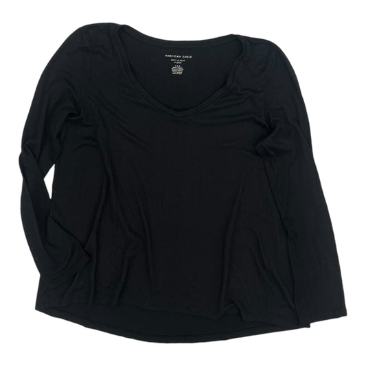 Top Ls By American Eagle In Black, Size:L