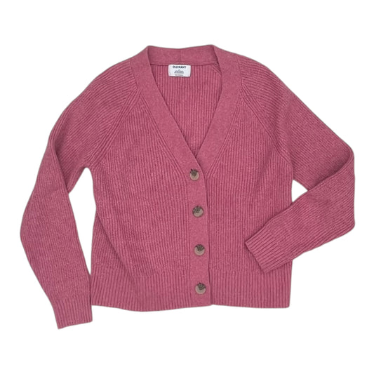 Sweater Cardigan By Old Navy In Pink, Size:M