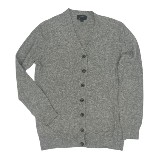 Sweater Cardigan By J. Crew In Grey, Size:M