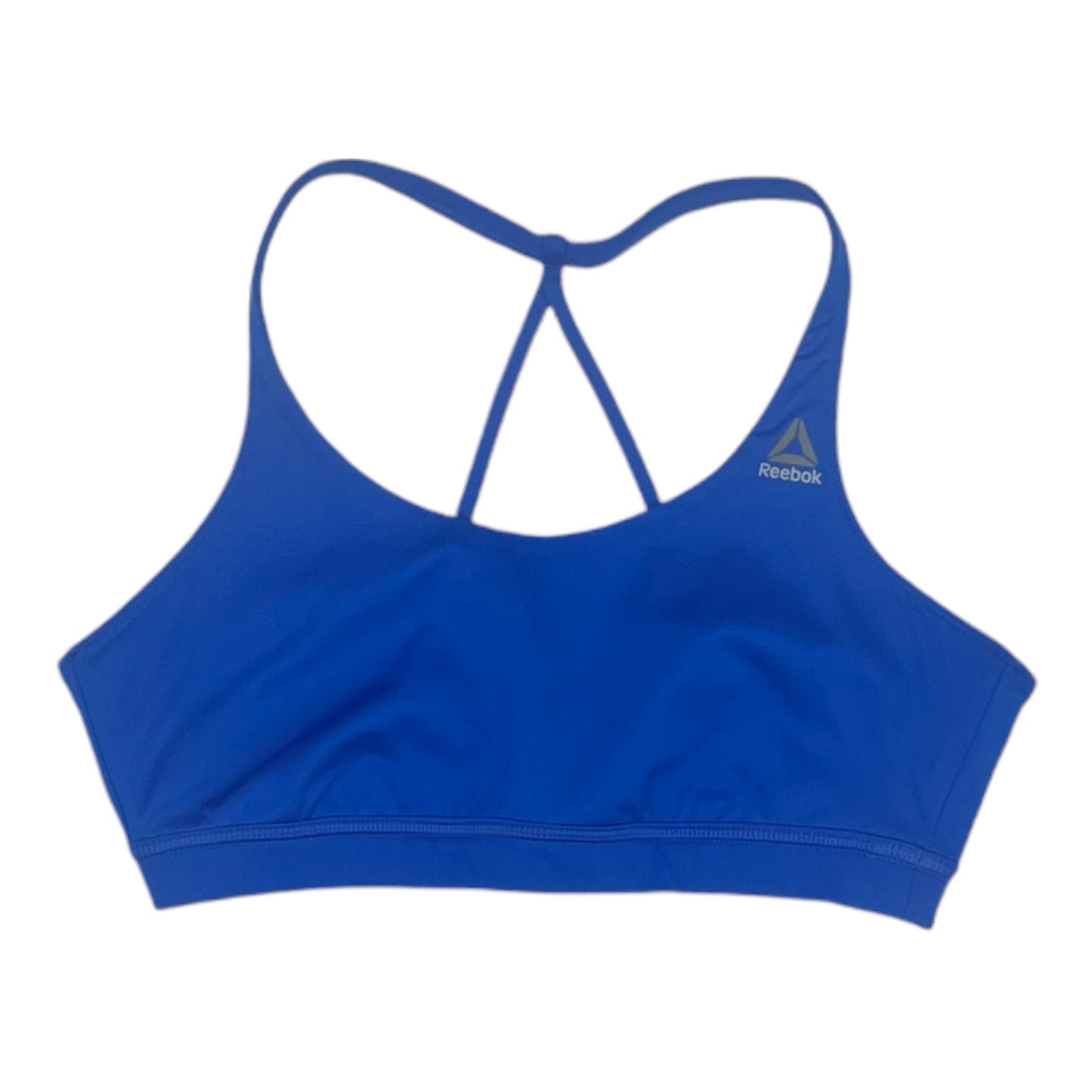 Athletic Bra By Reebok In Blue, Size:L