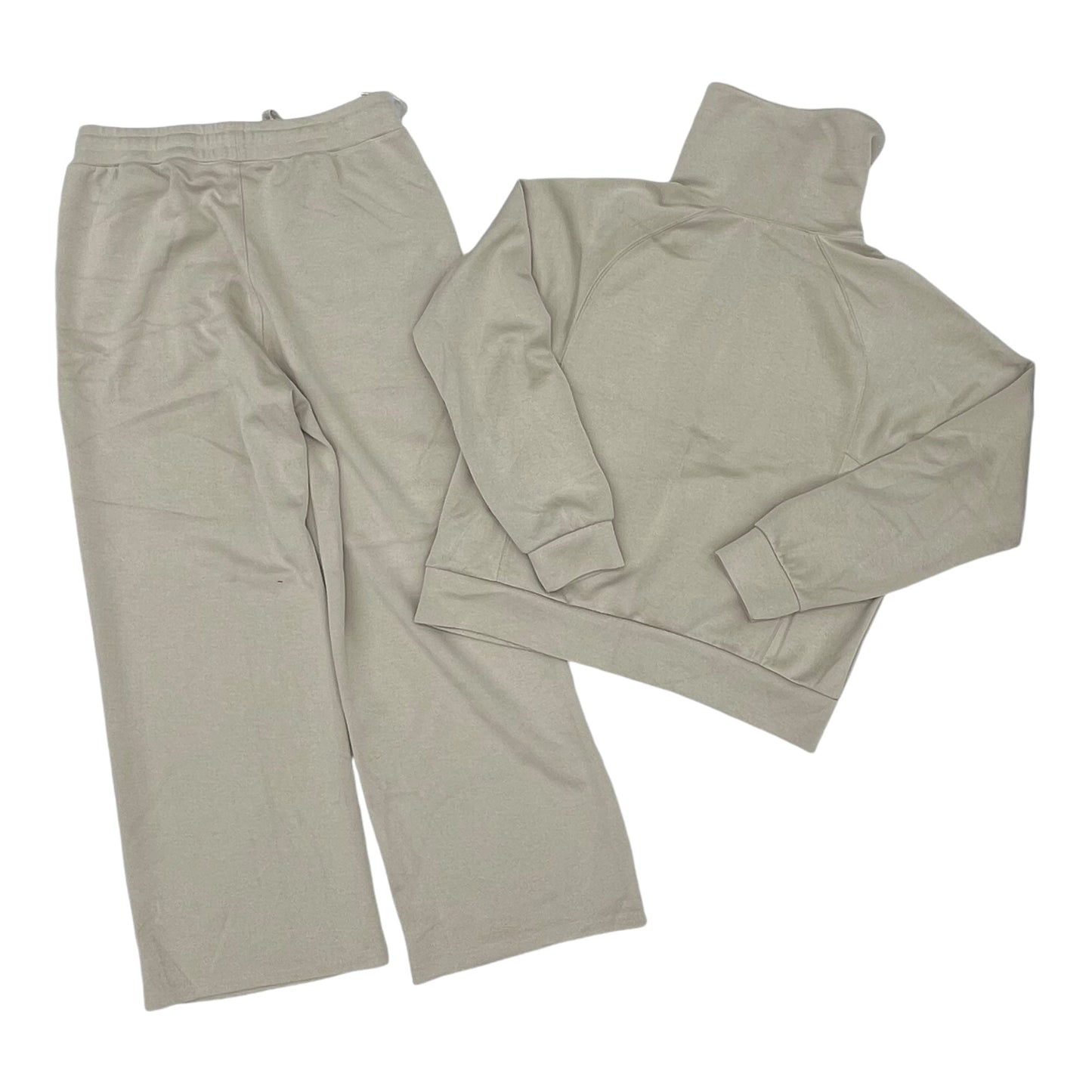 Lounge Set Pants By Clothes Mentor In Tan, Size:L