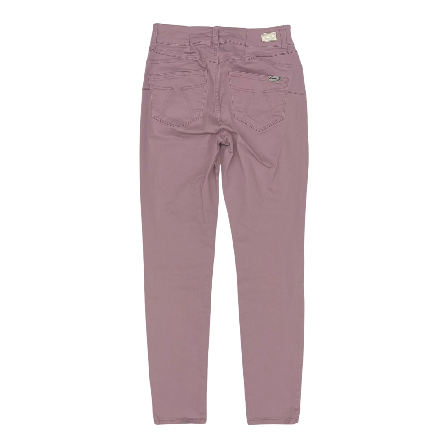 Jeans Skinny By Seven 7 In Pink Denim, Size:4