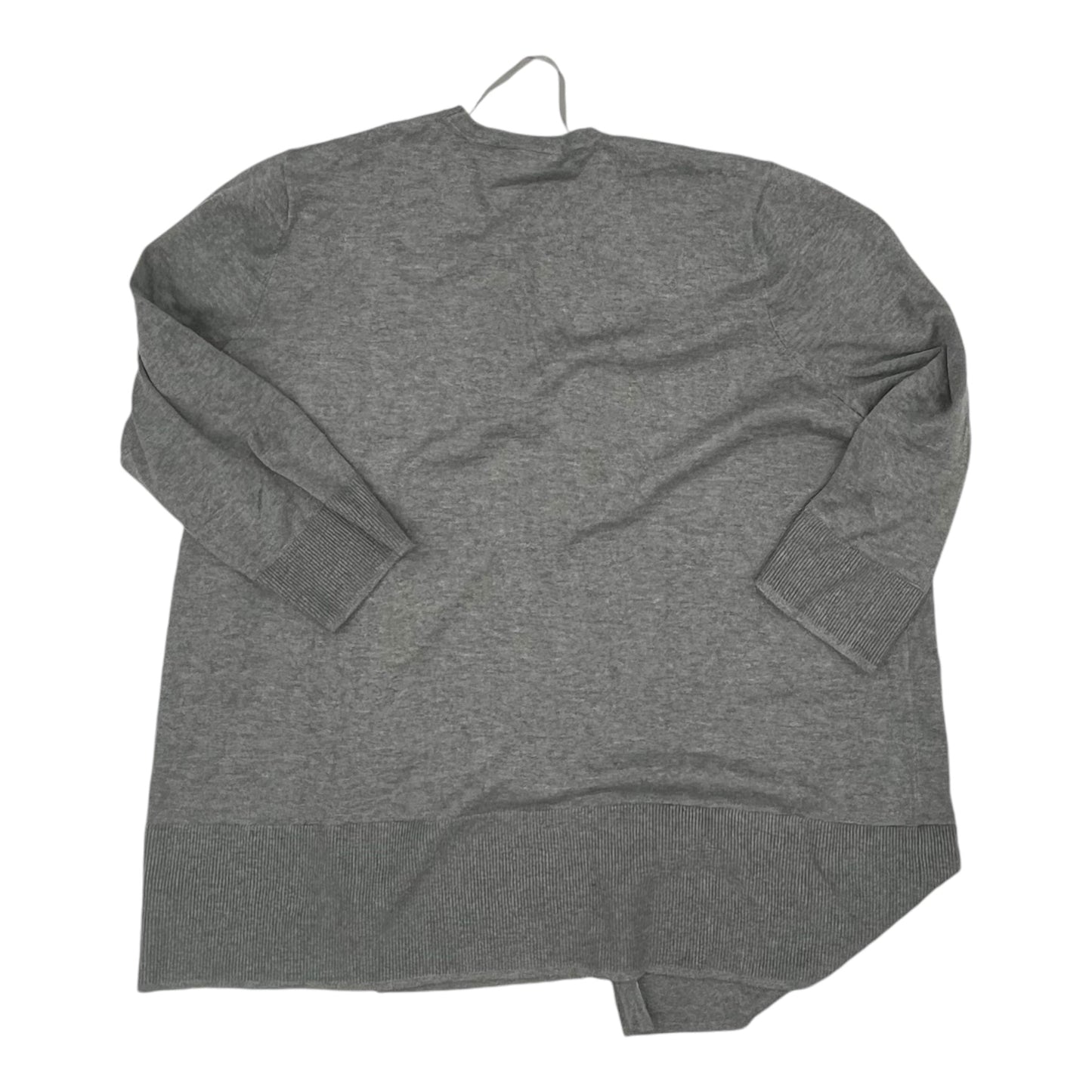 Sweater Cardigan By Lane Bryant In Grey, Size:3X