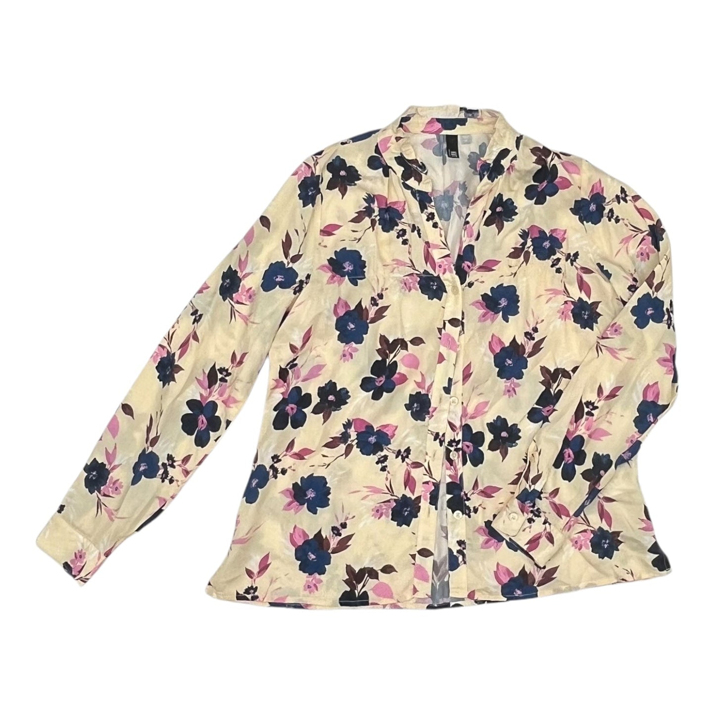 Blouse Ls By Kut In Floral Print, Size:M