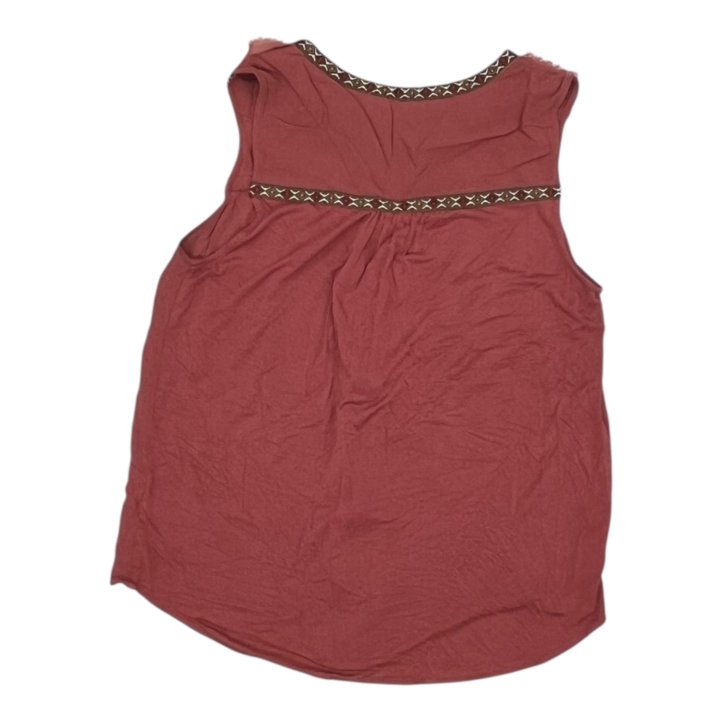 Top Sleeveless By Dr2 In Red, Size:M