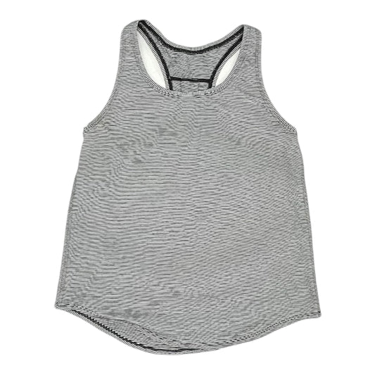 Athletic Tank Top By Lululemon In Striped Pattern, Size:M