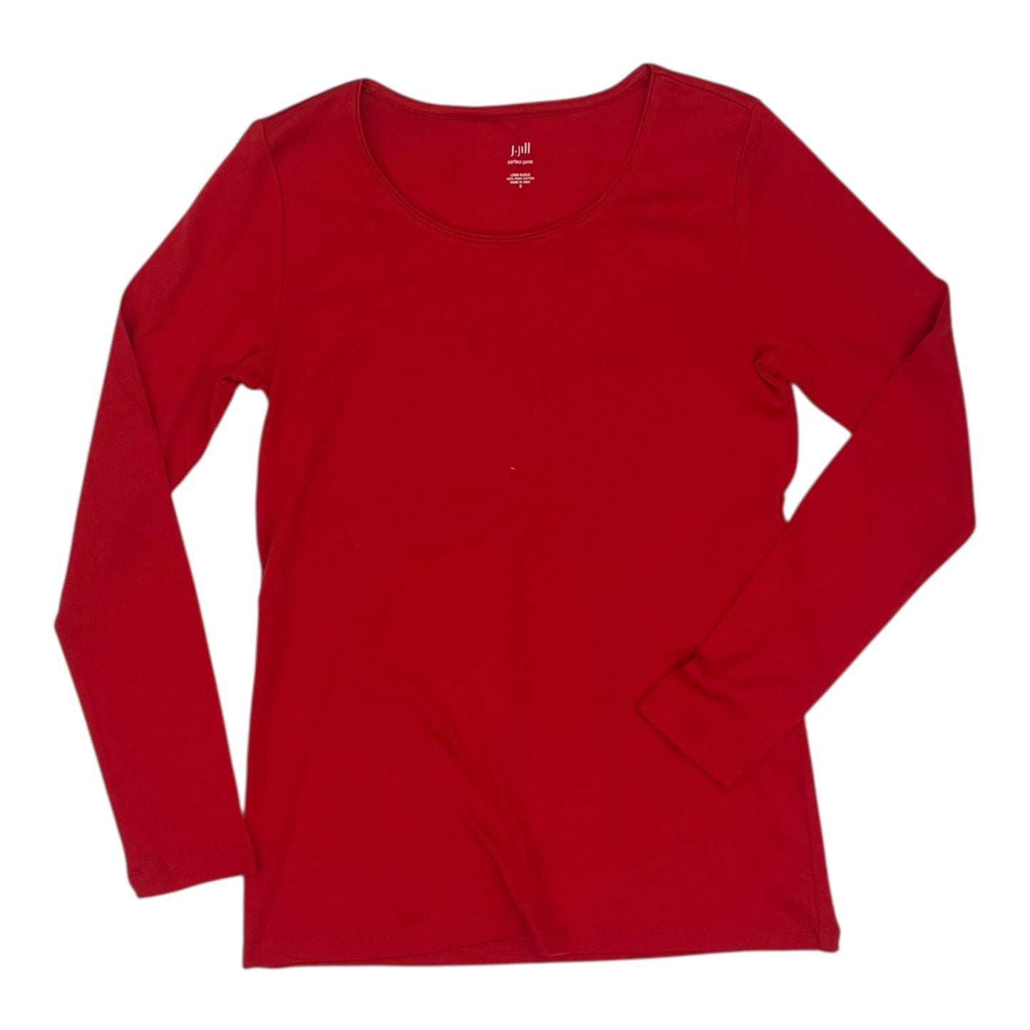 Top Ls Basic By J. Jill In Red, Size:S