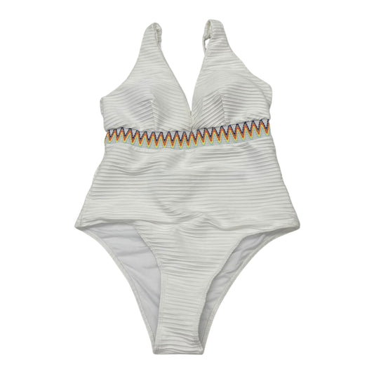 Swimsuit By Shein In White, Size:Xl