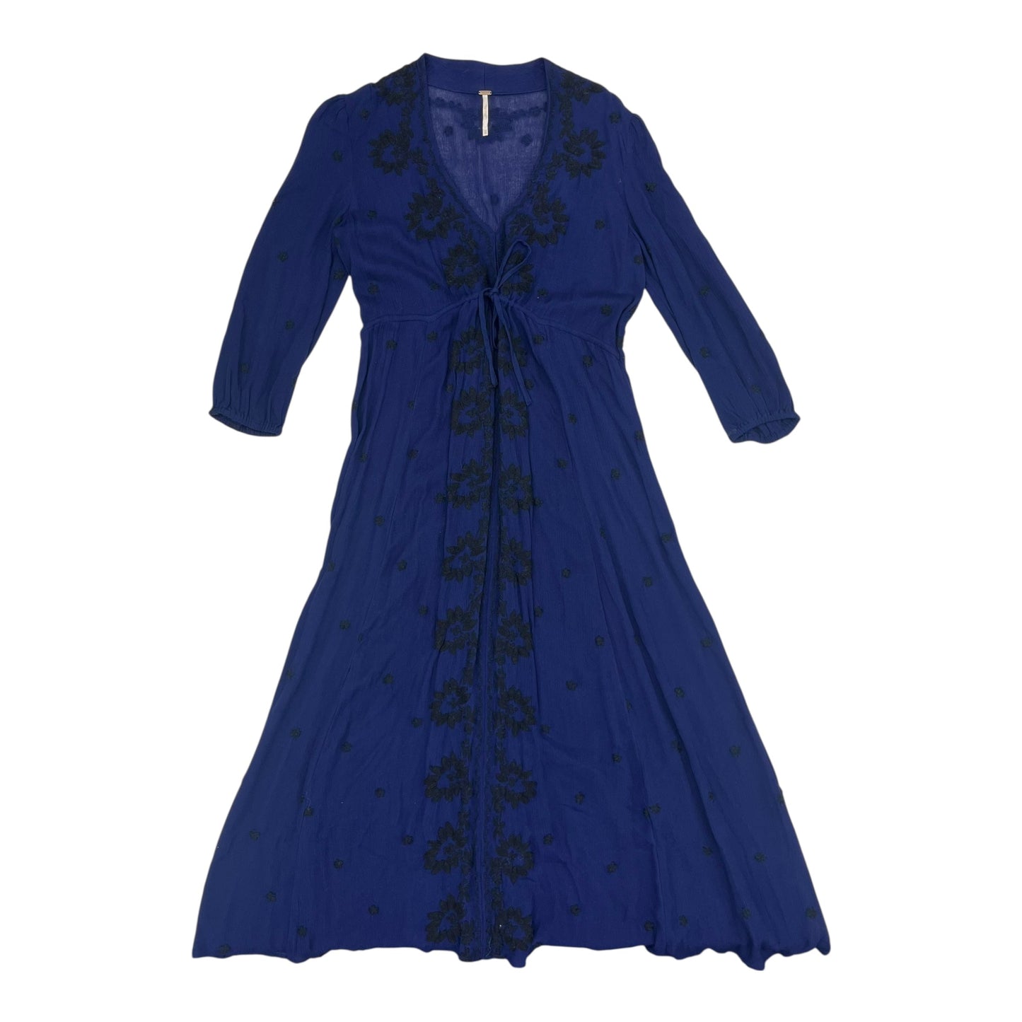 Dress Casual Maxi By Free People In Blue, Size:Xs