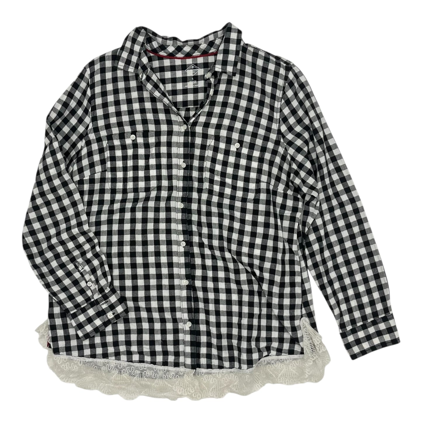 Top Ls By Jag In Black, Size:L