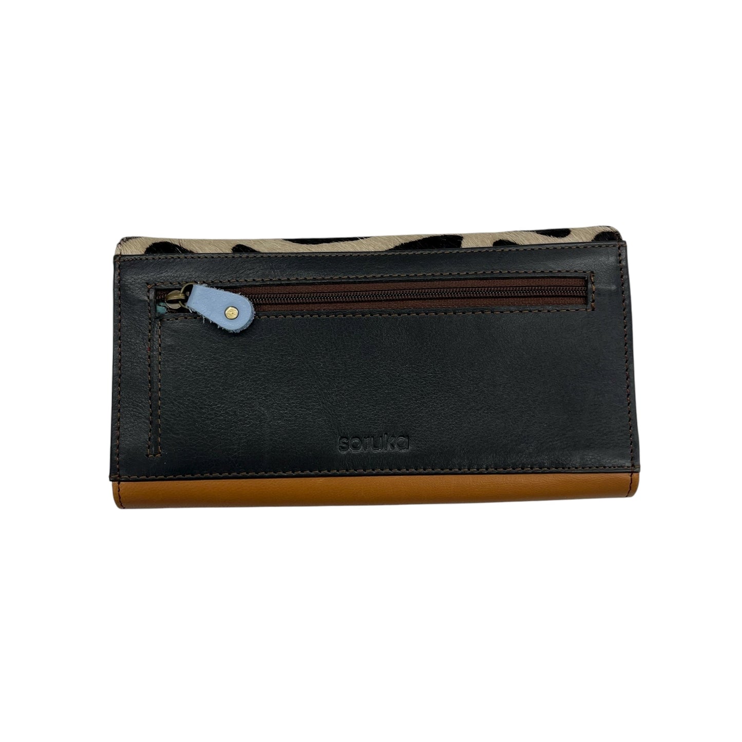 Wallet Leather By Clothes Mentor In Multi, Size:Large
