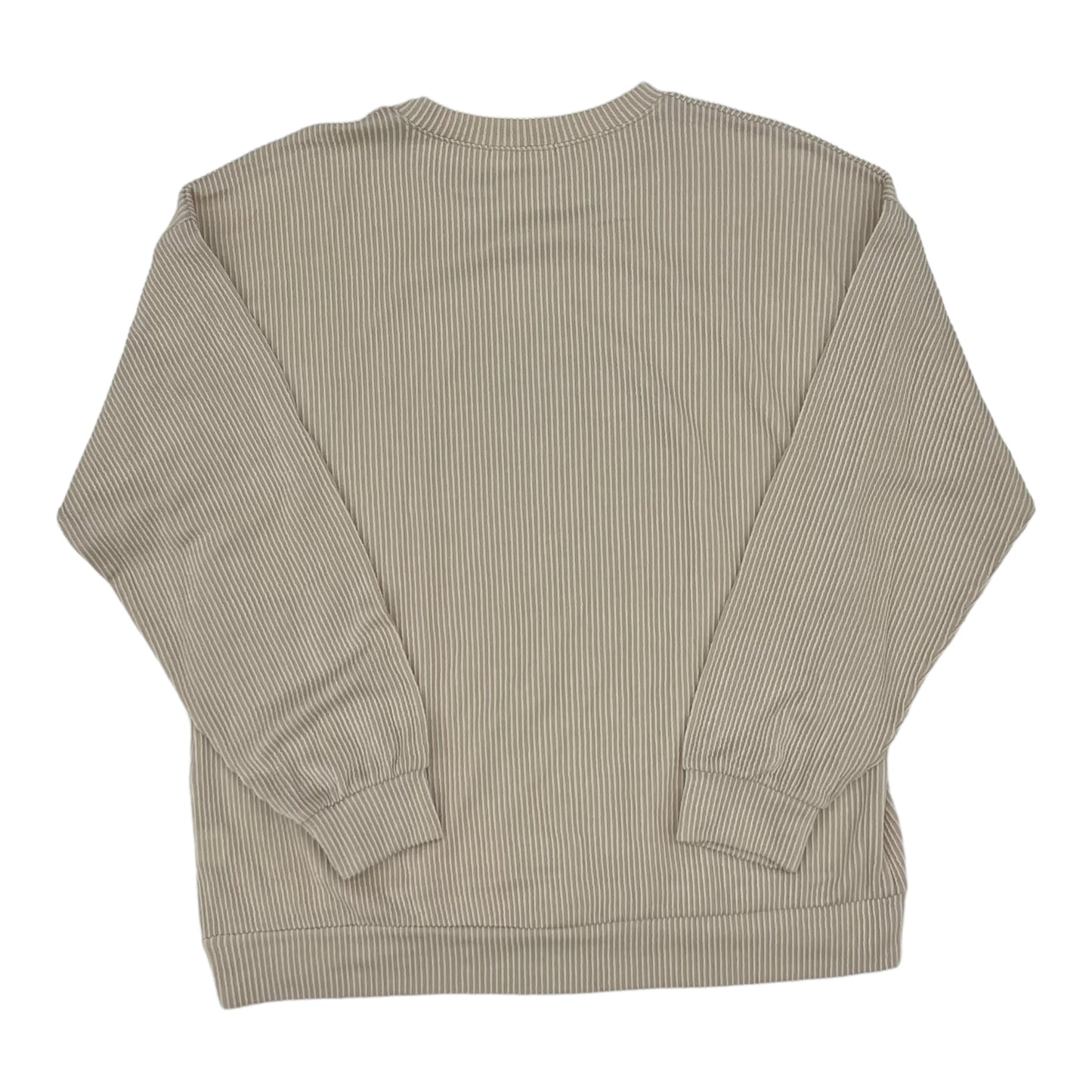 TAN TOP LS by TRES BIEN Size:L