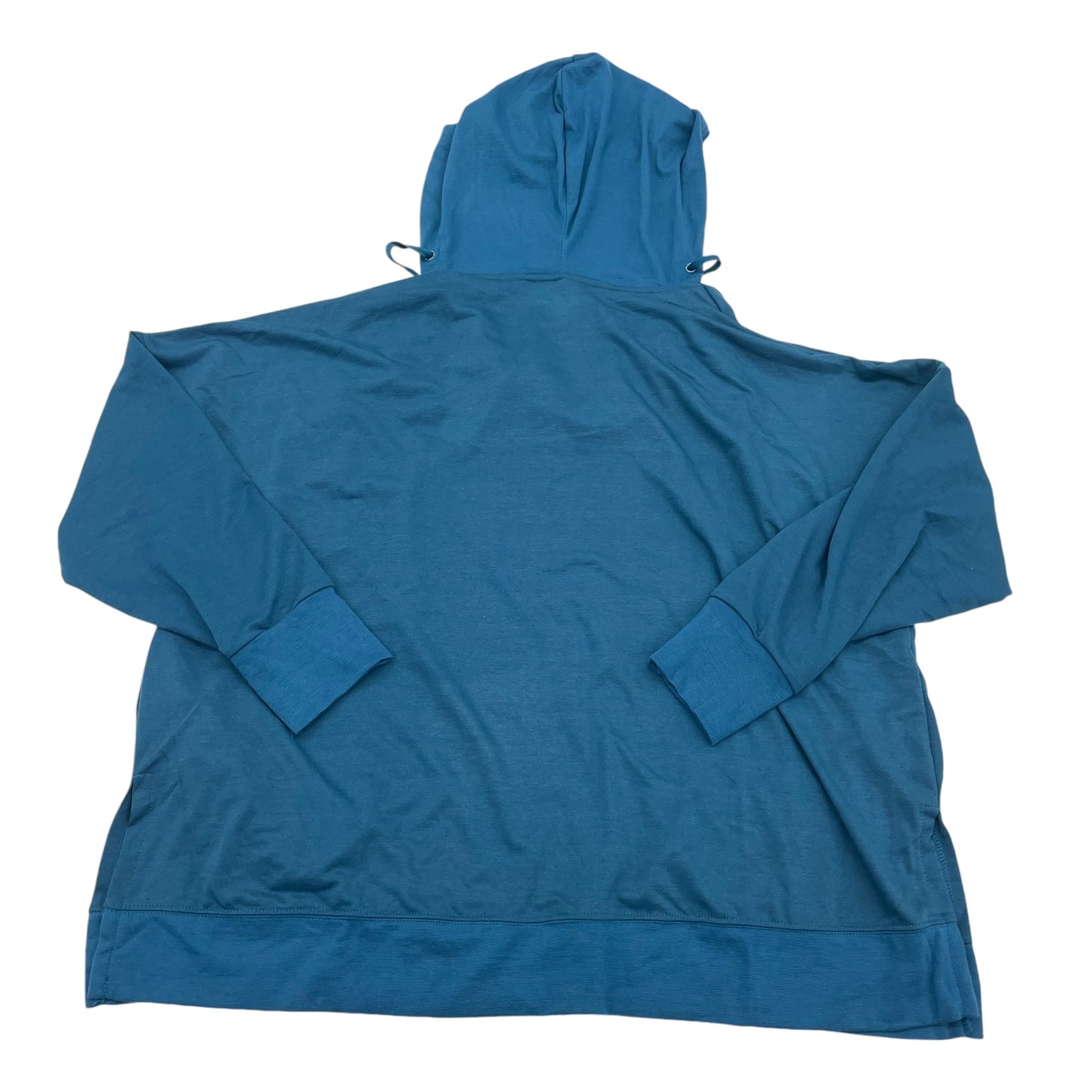 BLUE ATHLETIC SWEATSHIRT HOODIE by JONES NEW YORK Size:3X