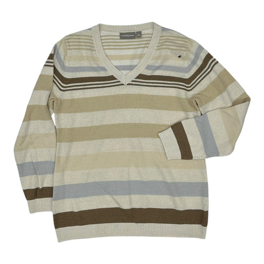 Sweater By Croft And Barrow In Tan, Size:L