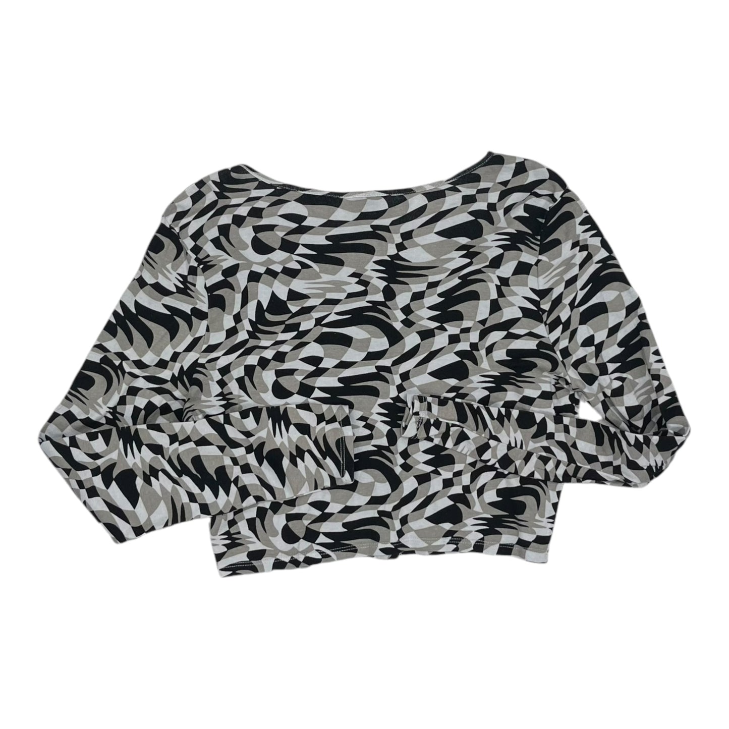 Top Ls By Wild Fable In Black & Tan, Size:Xxl