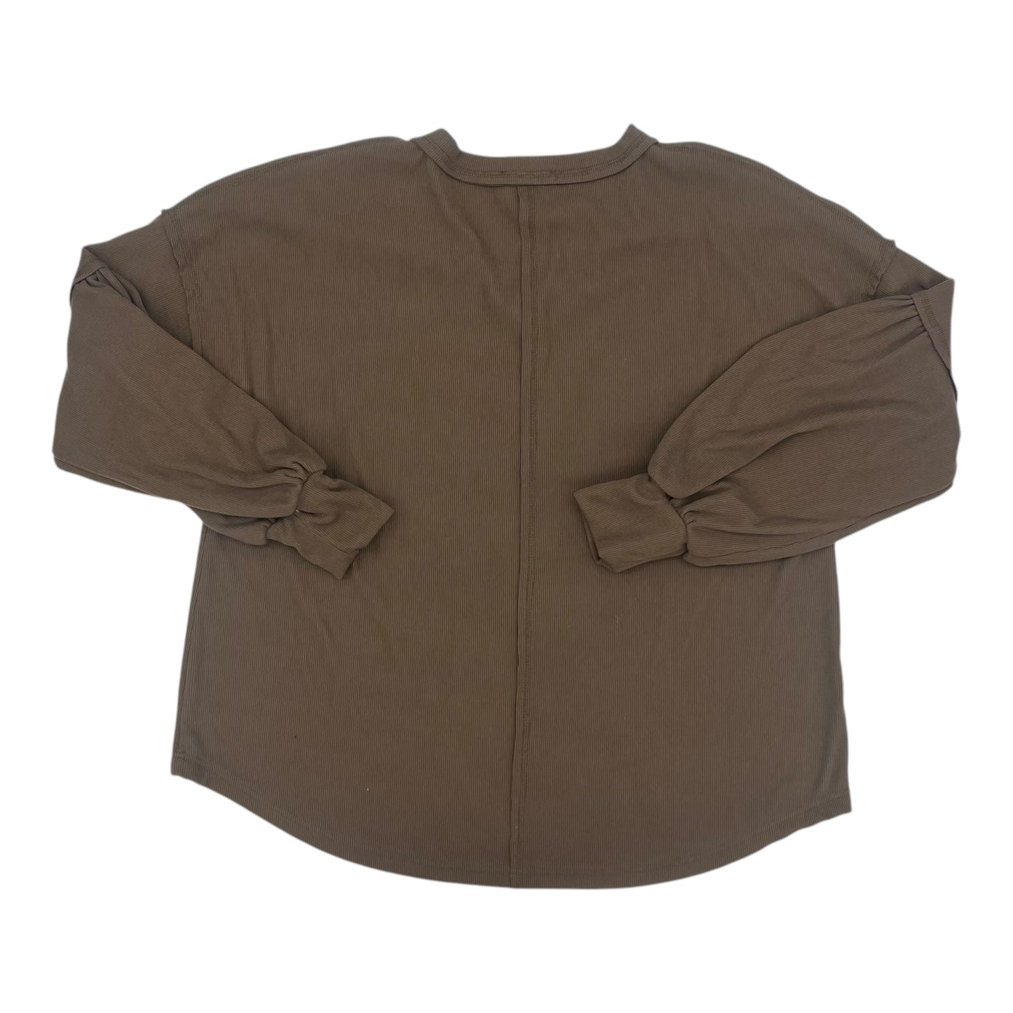 Top Ls By Clothes Mentor In Brown, Size:Xl