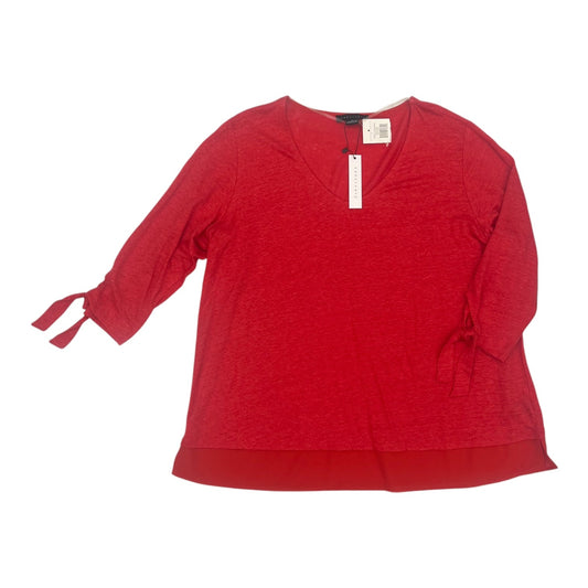 Top 3/4 Sleeve By Sanctuary In Red, Size:2X