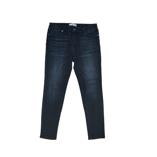 Jeans Skinny By Kancan In Blue Denim, Size:12