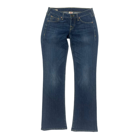 Jeans Boot Cut By True Religion In Blue Denim, Size:4