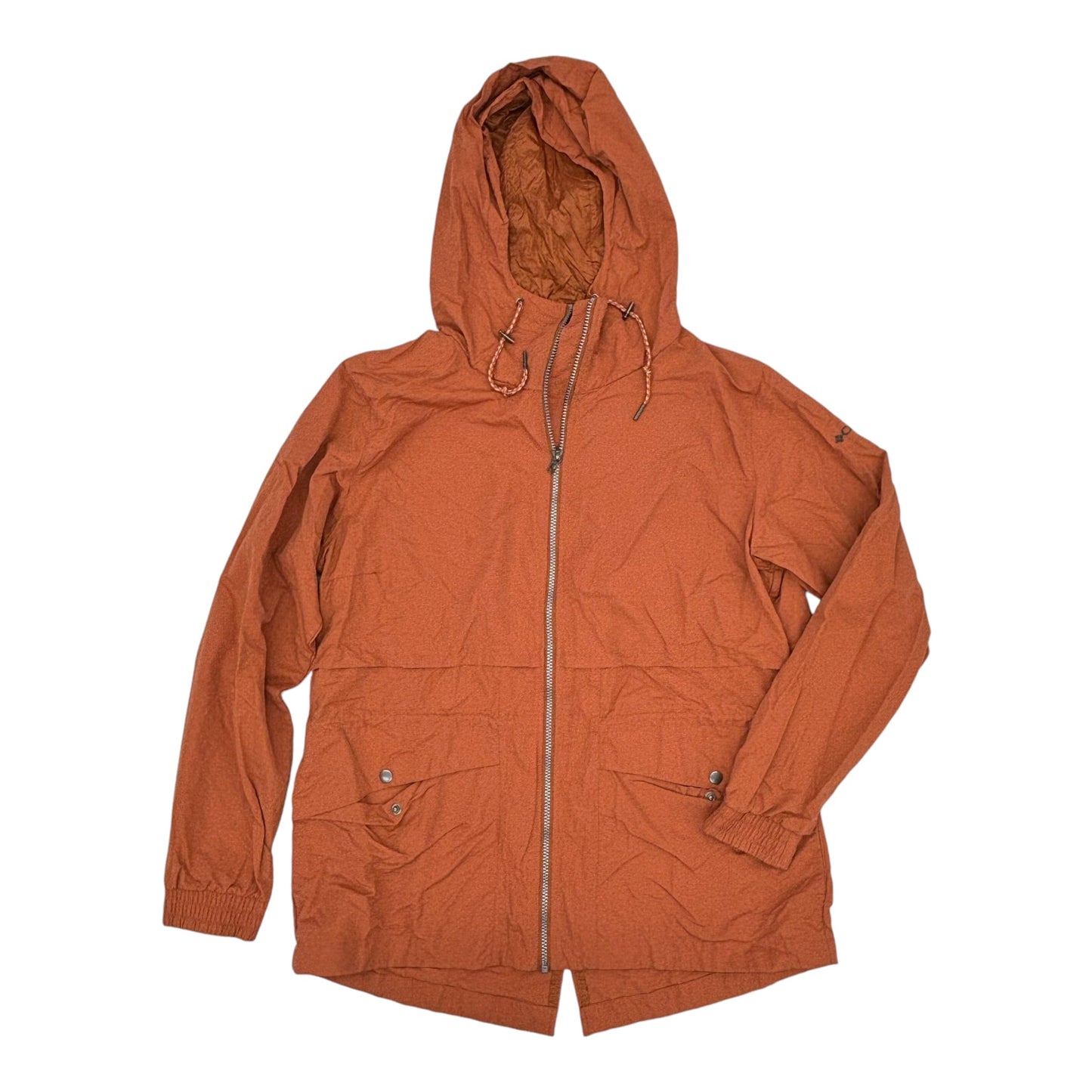 Jacket Windbreaker By Columbia In Orange, Size:Xl