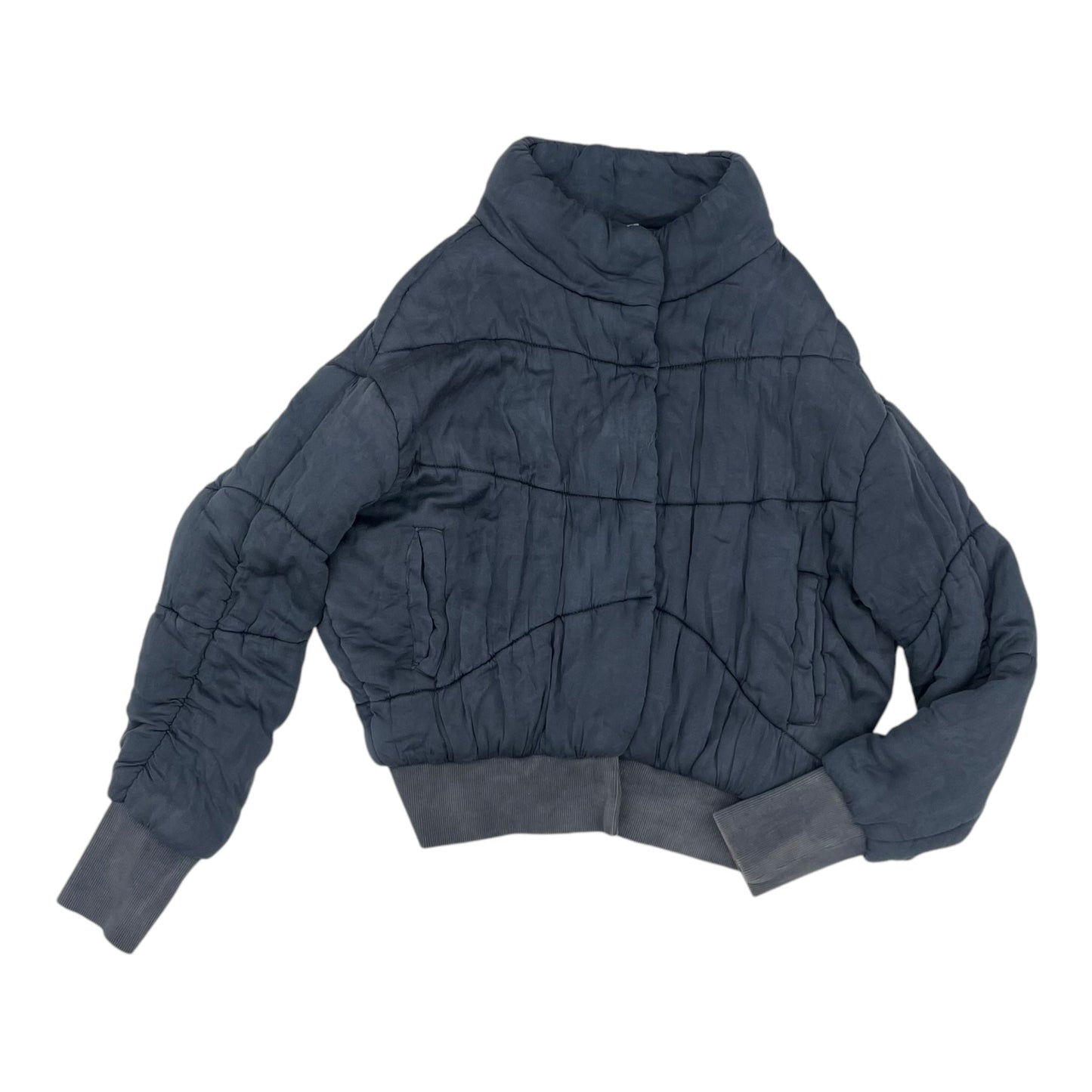 Jacket Puffer & Quilted By Young Fabulous & Broke In Blue, Size:S