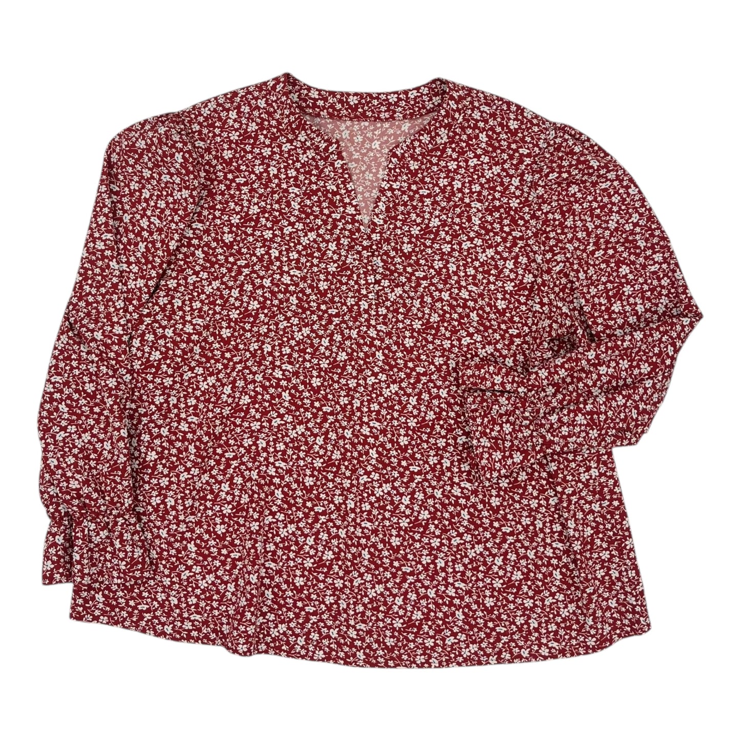 Top Ls By Shein In Red, Size:3X