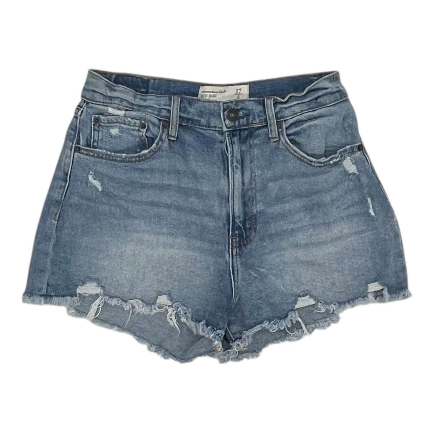 Shorts By Abercrombie And Fitch In Blue Denim, Size:4