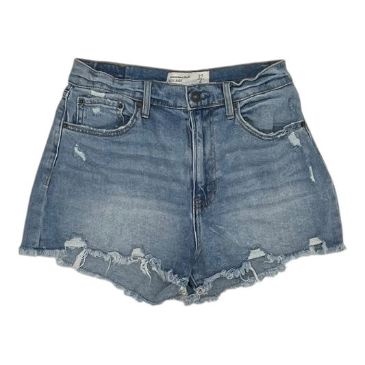 Shorts By Abercrombie And Fitch In Blue Denim, Size:4