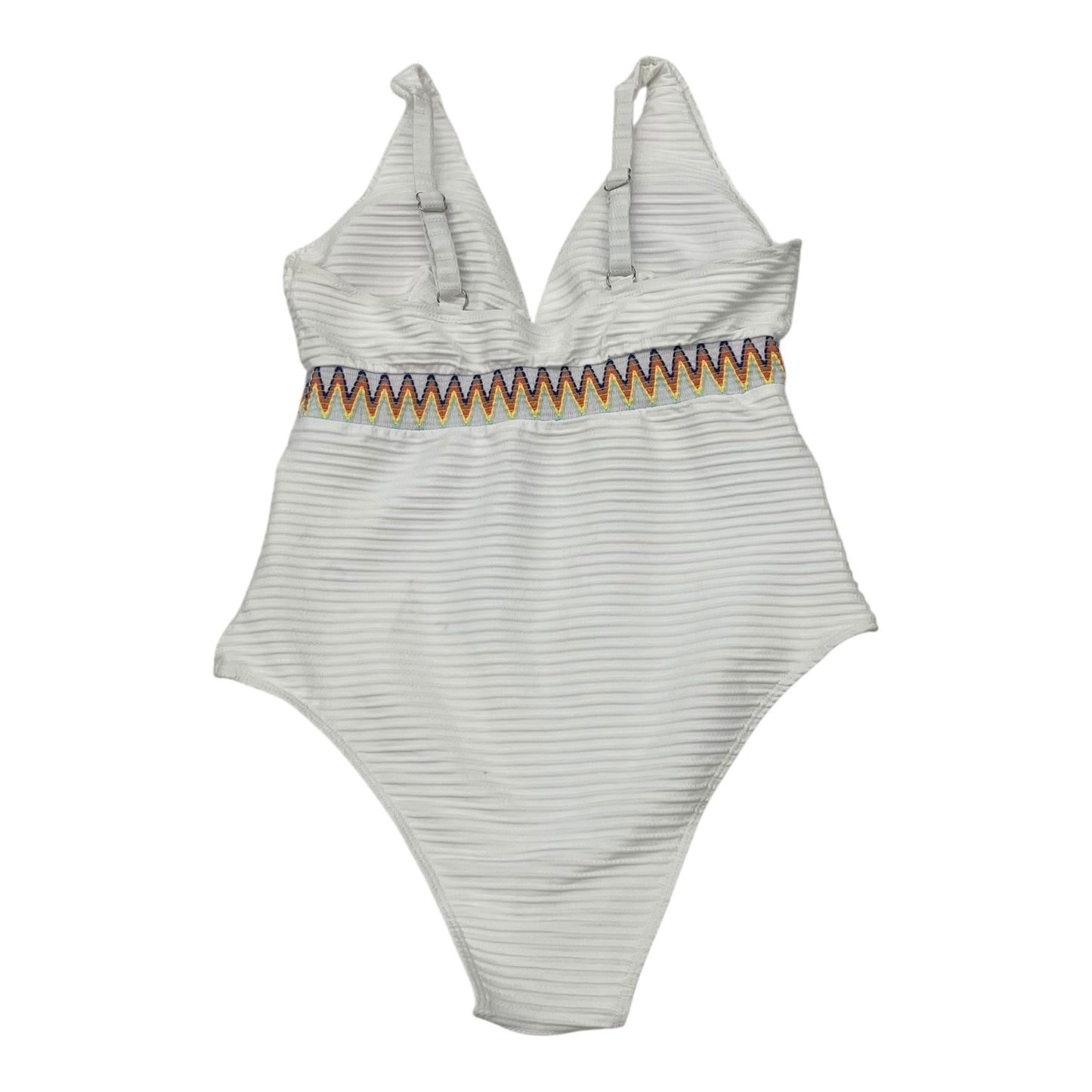 Swimsuit By Shein In White, Size:Xl