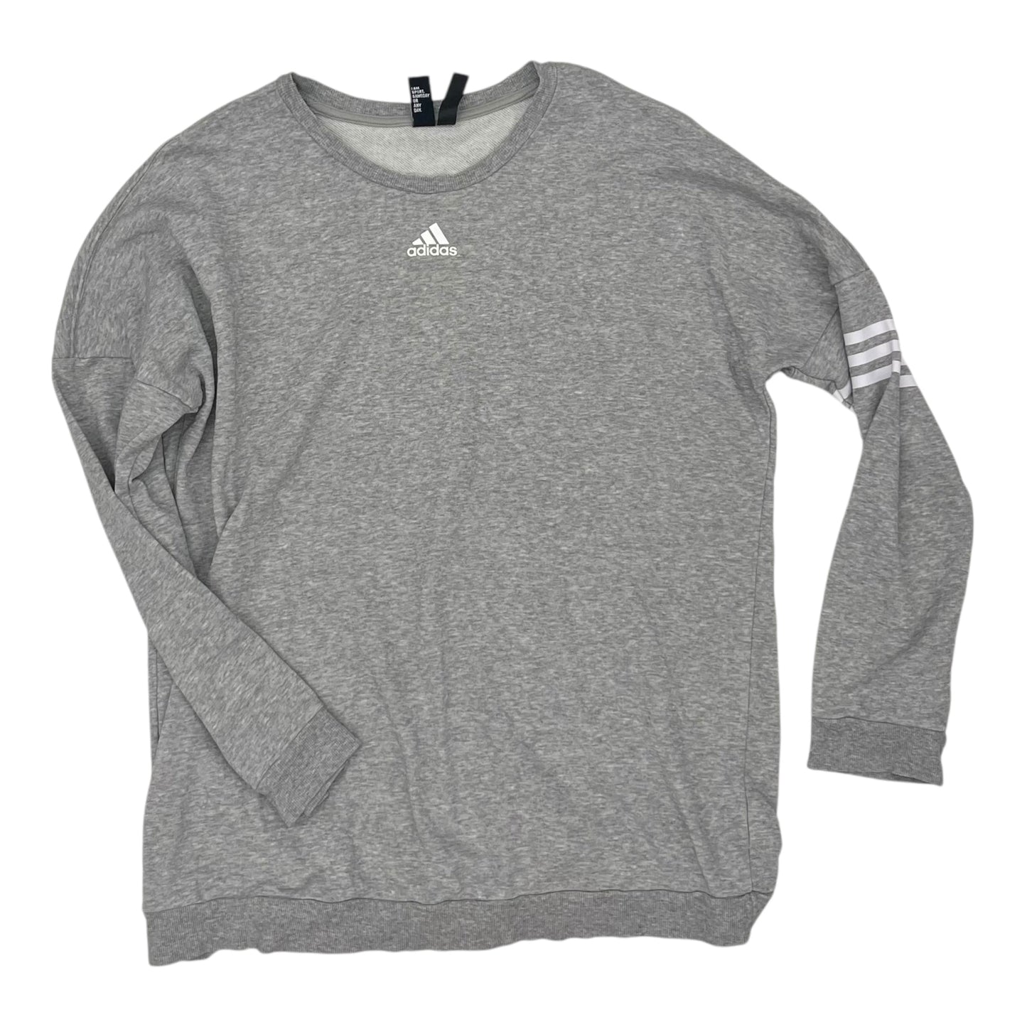 SWEATSHIRT CREWNECK by ADIDAS in GREY, Size:L