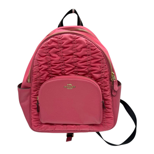 Backpack Designer By Coach In Pink, Size:Medium